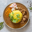 ３種の和出汁香る名物チキンカレー | 創作カレーツキノワ