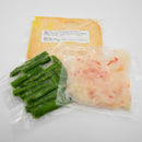 【パスタ人気No.1！】ずわい蟹とアスパラガスのペペロンチーノ