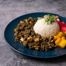 黒胡麻ポークビンダル風重ね煮キーマカレー | 青い鳥